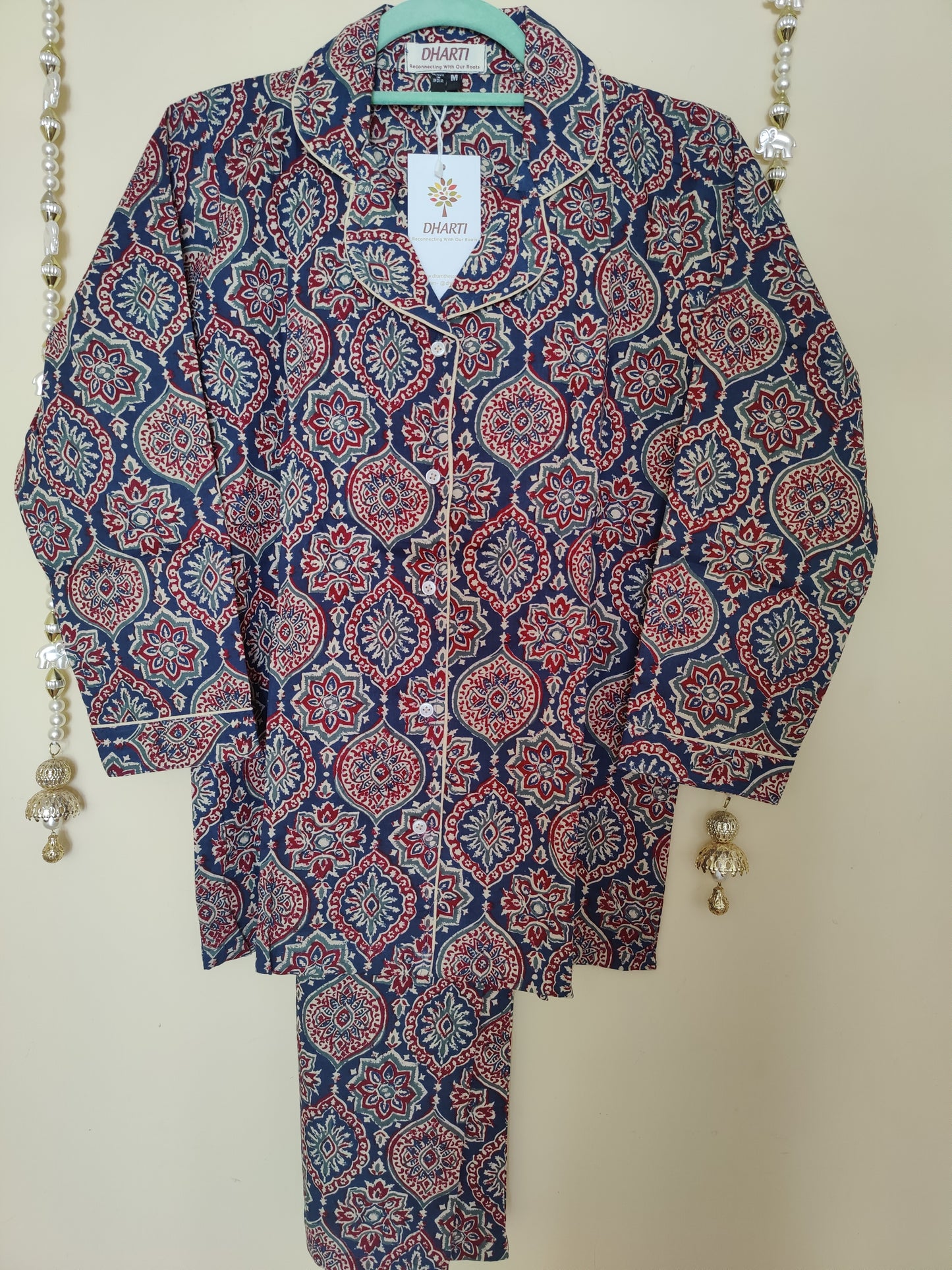 Ajrakh Pyjama Set