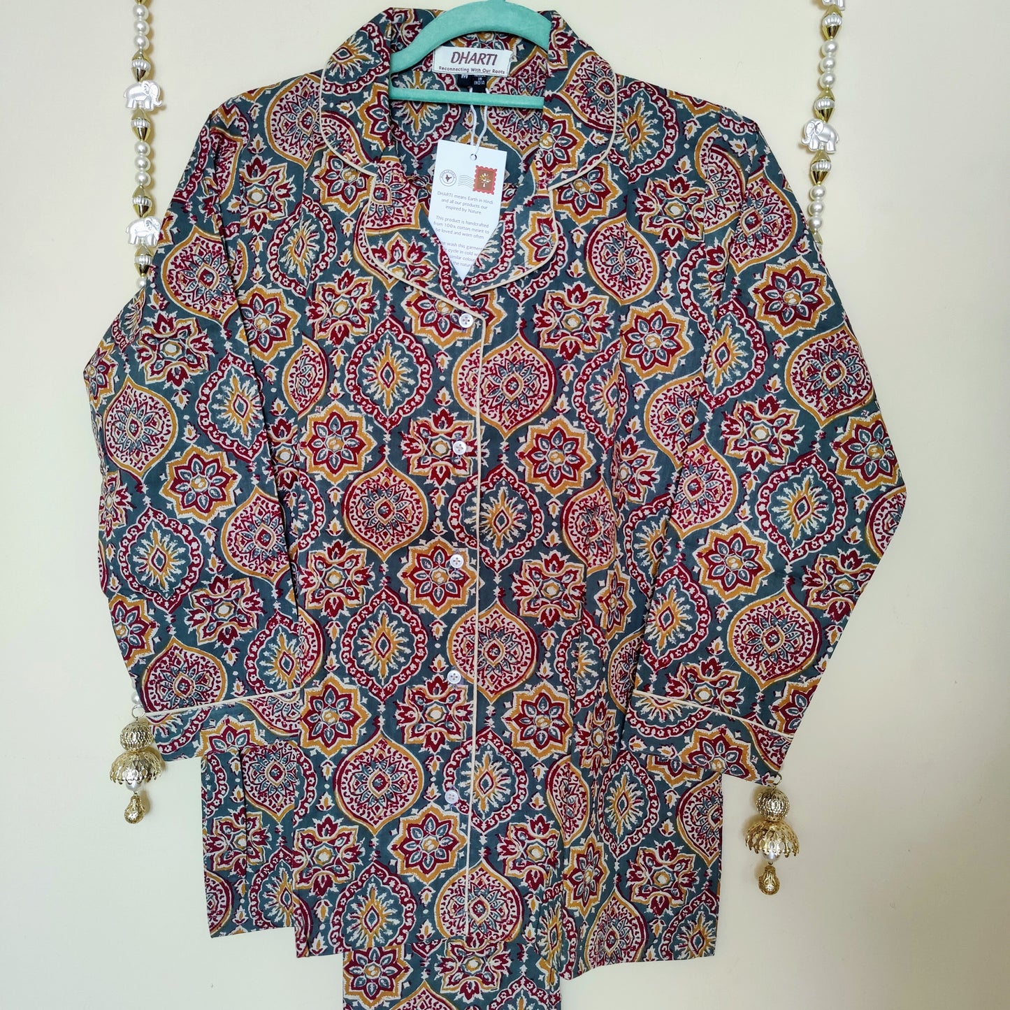 Ajrakh Pyjama Set