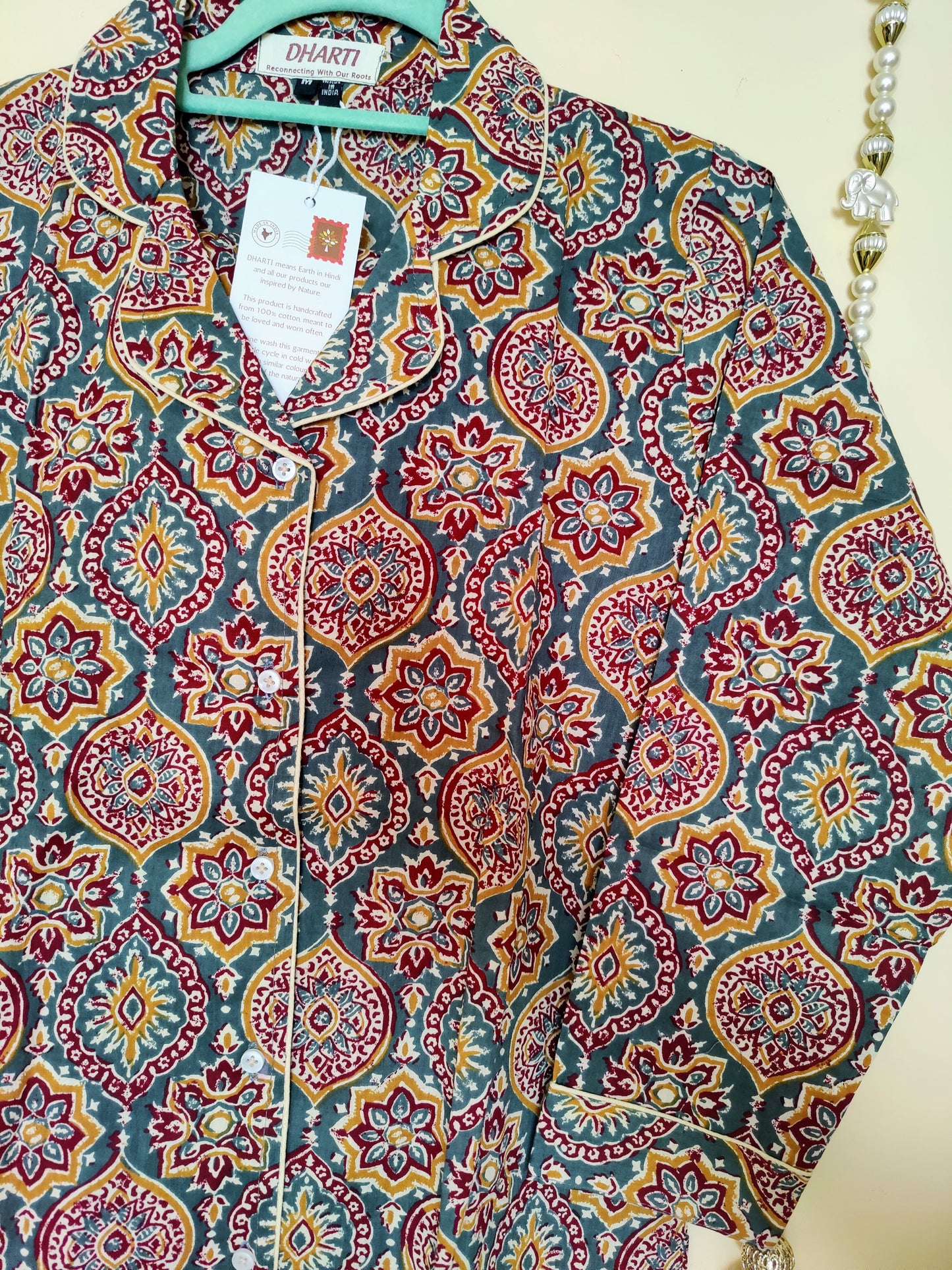 Ajrakh Pyjama Set